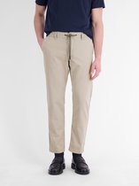 LERROS Casual chino van vormvaste stof met tailleband met trekkoord , Maat: W31_L32 , Kleur: SMOKE GREY , 65% katoen, 32% lyocell, 3% elastaan