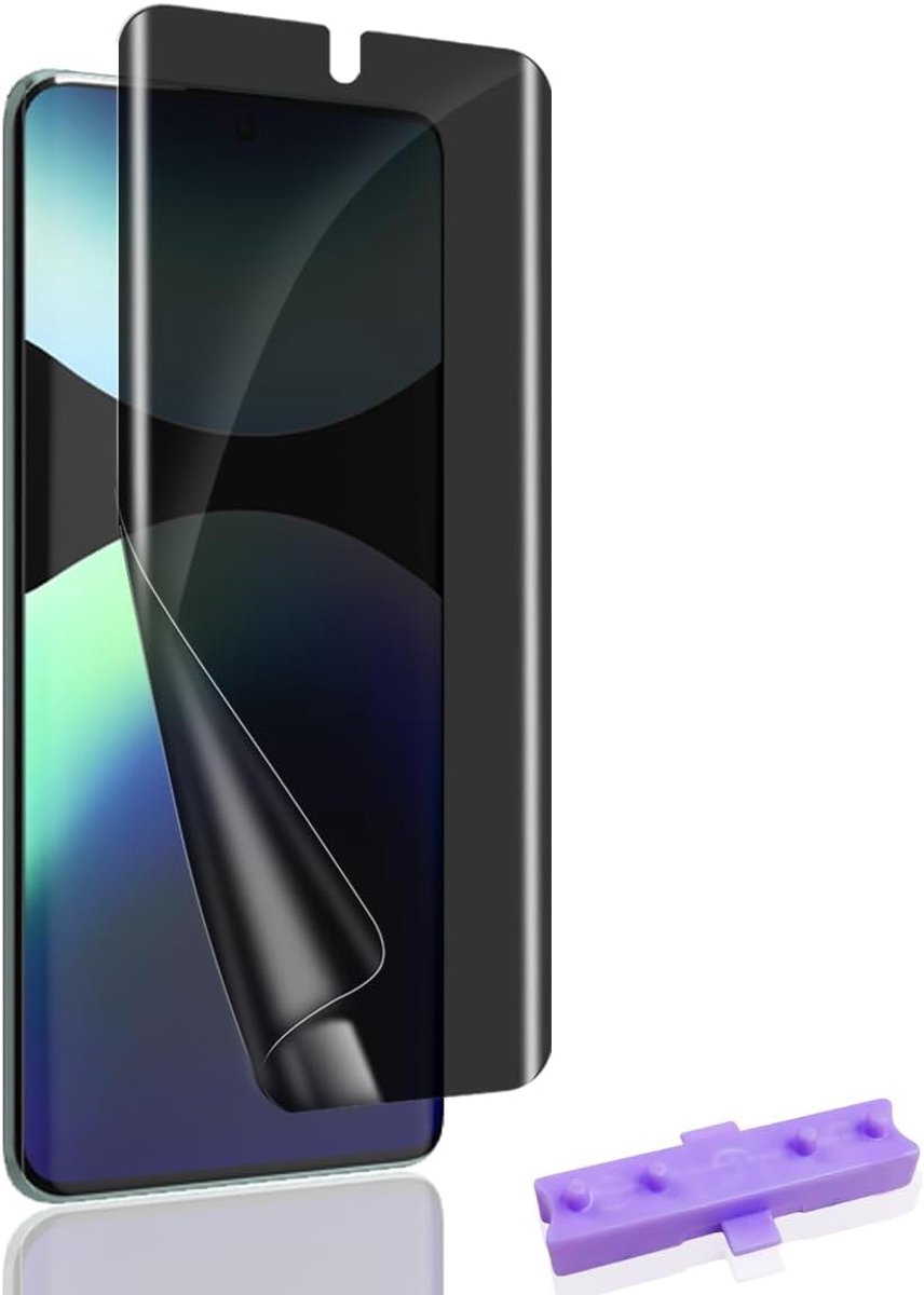 Inkijkbescherming voor Redmi Note 14 Pro, krasbestendig, eenvoudig te installeren, anti-spy-TPU-displaybeschermfolie voor Redmi Note 14 Pro
