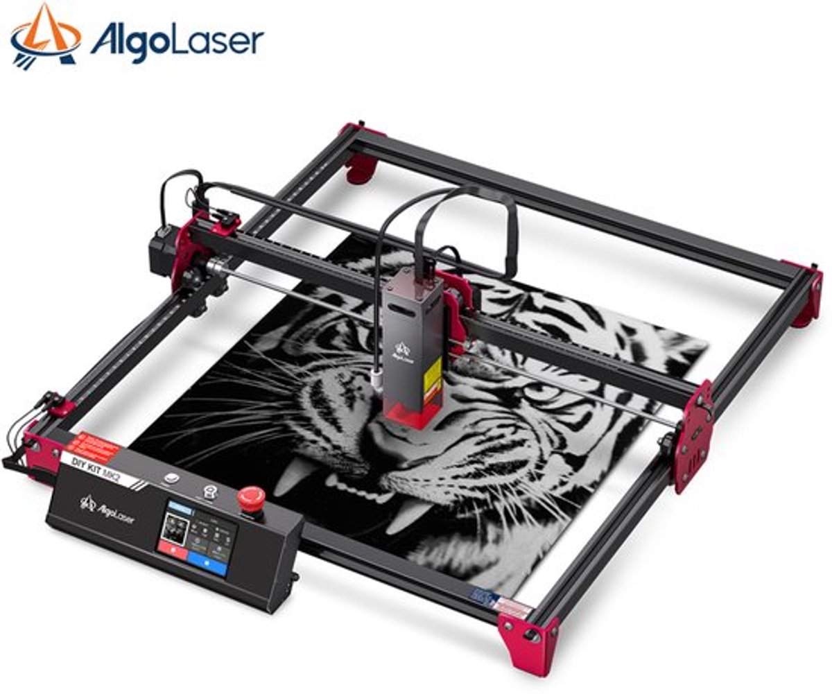 Lasergraveermachine DIY Kit - 10W Laservermogen - 3,5 Inch Kleurenscherm - Houtbewerking - Laser Cutter