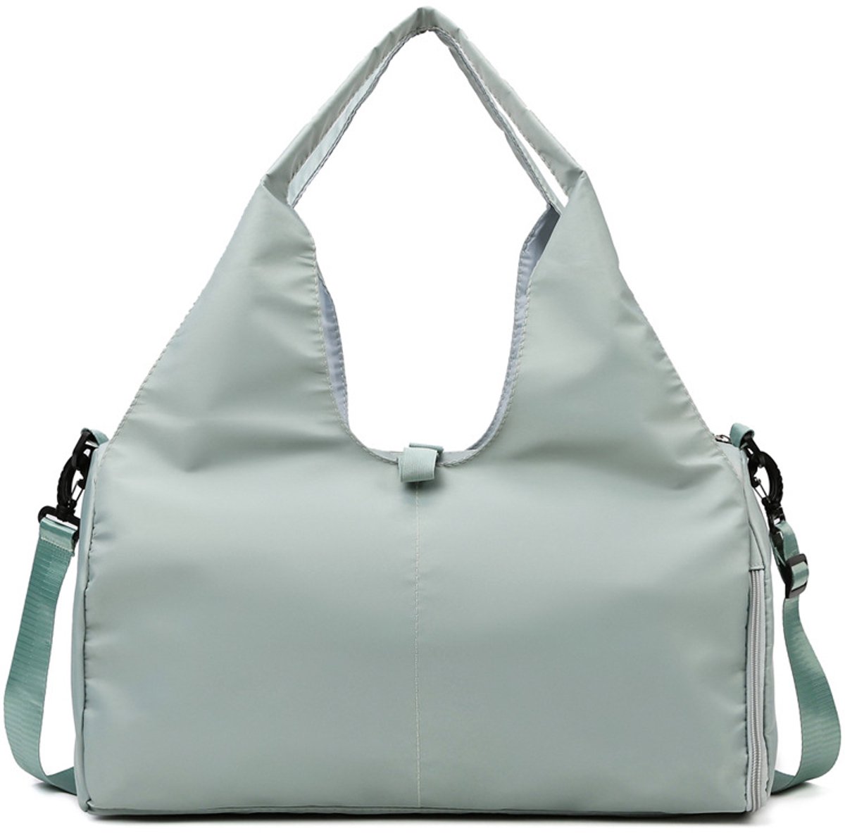 Sporttas voor dames / Reistas / handbagage tas – met apart schoenenvak – Trainingstas / kleine sporttas – Geschikt voor yoga, sauna en zwemmen – 49 x 21 x 25 cm