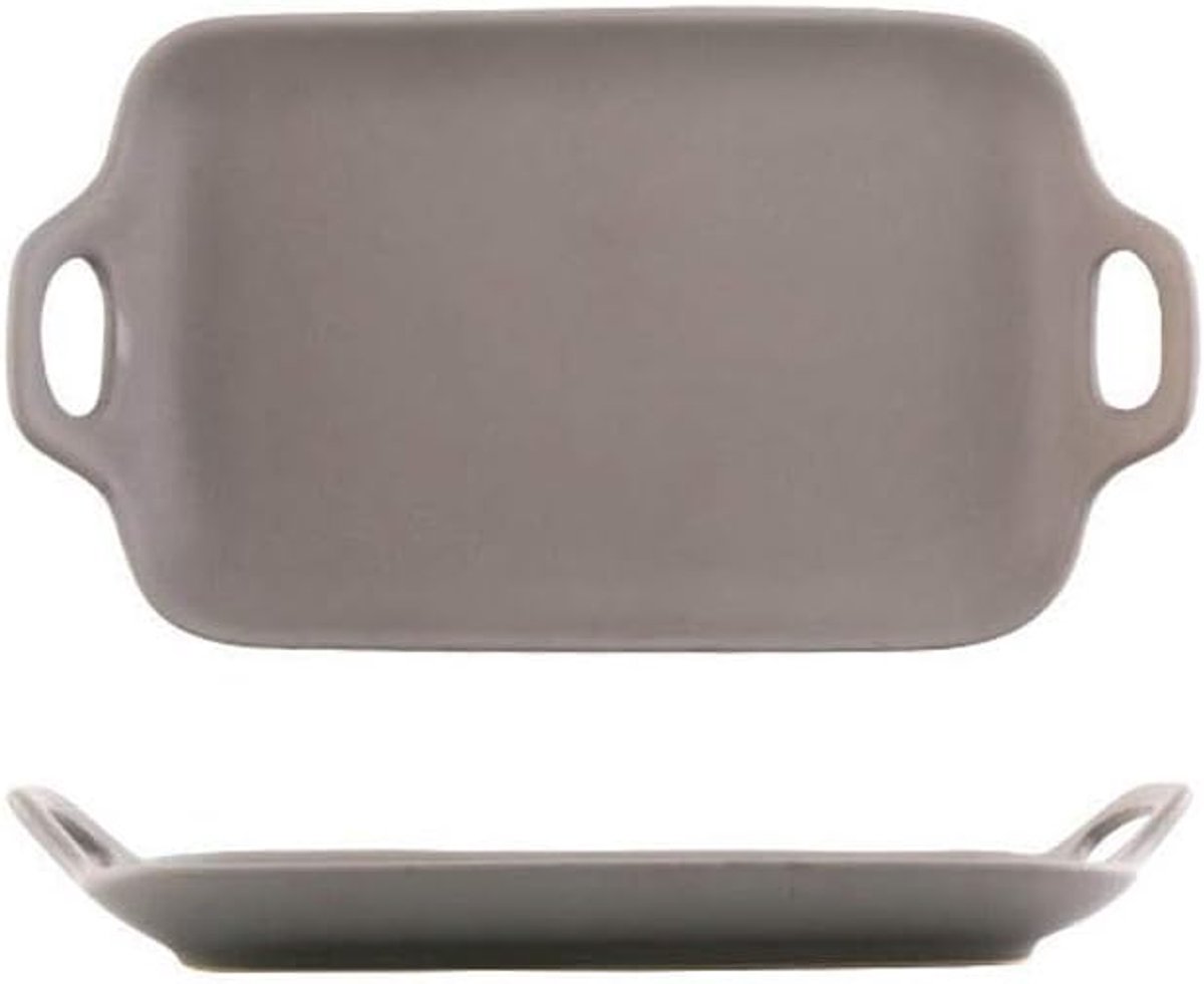 Rijst Bowl Keramische Kaas Plaat Fruit Salade Bowl Magnetron Oven-Grijs* 2