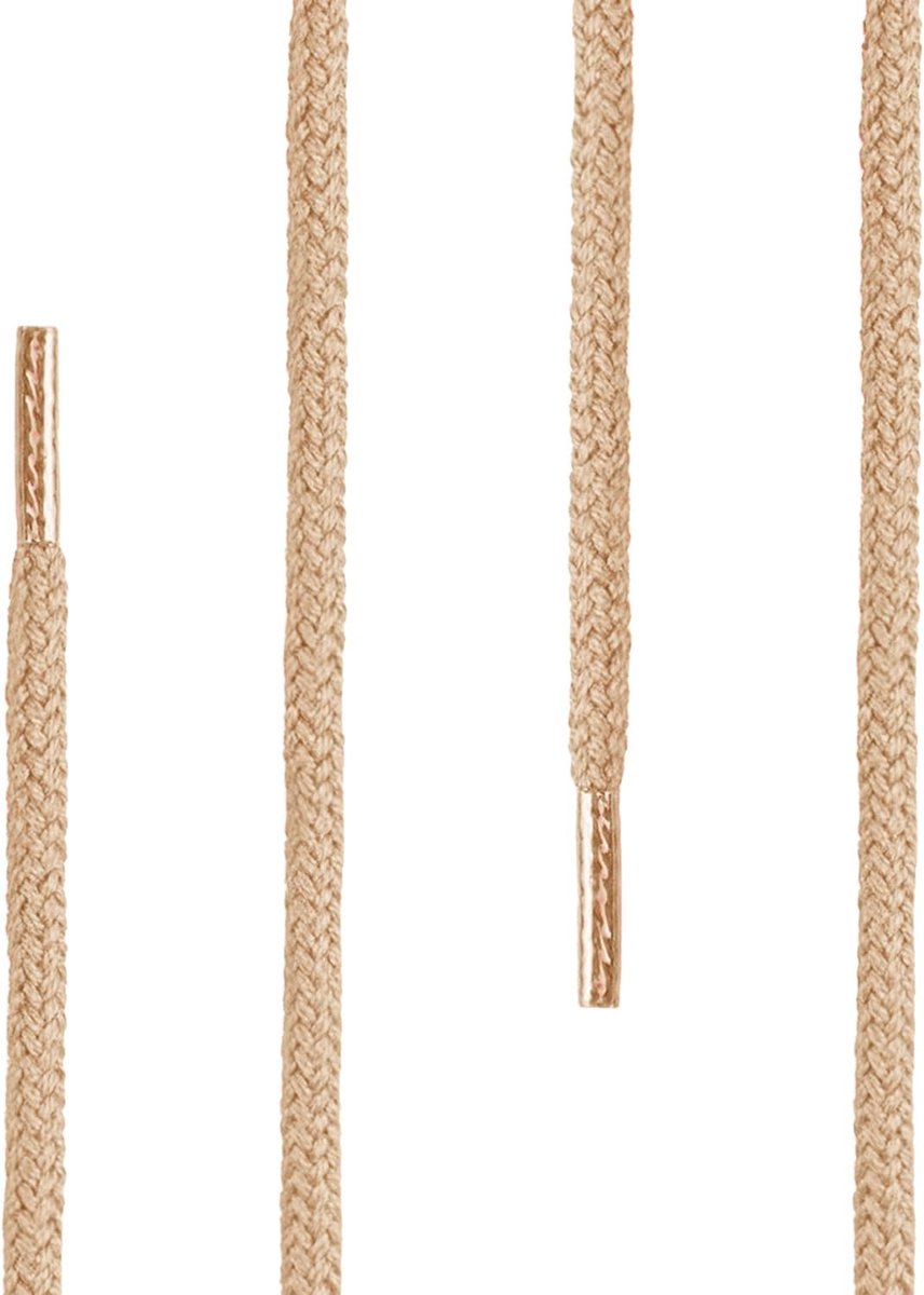 Ficchiano ronde veters, ronde veters van 100% katoen, scheurbestendig, ø 3-4 mm, lengtes 45-200 cm