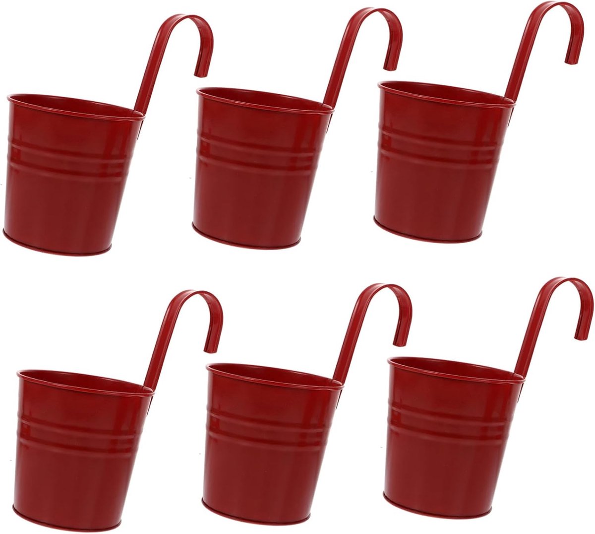 6 Stuks Haak Bloempot Voor Leuning Hangende Potten Hangende Leuning Plantenbak Decoratie Plantenbakken Haken Voor Plantenbakken Voor Patio Pot
