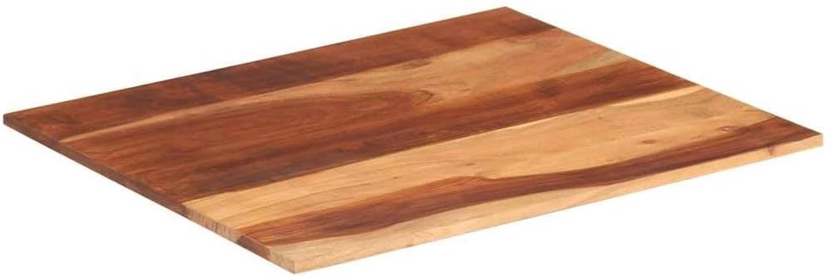 Houten tafelblad van palissander 60x70 cm 15-16 mm dikte voor rustieke eetkamer tafelframe combinatie