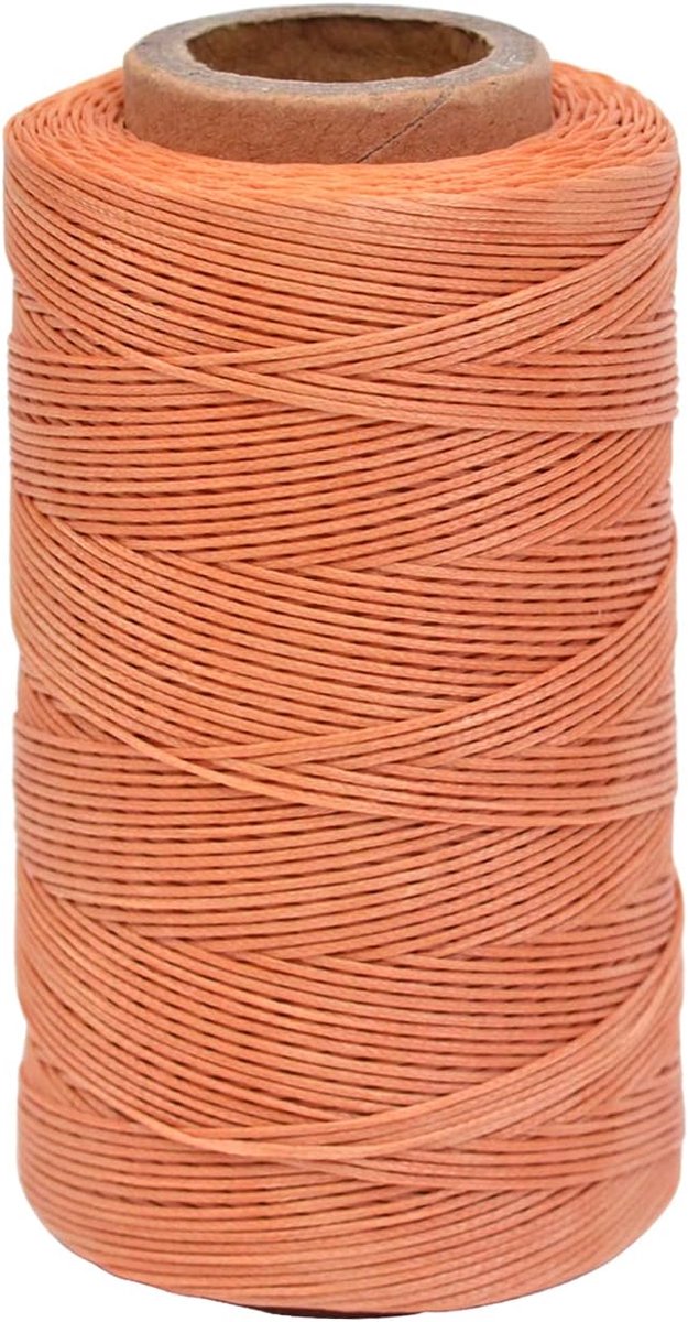 Draad 284 Yards 150D 0.8MM Lederen Naaien Gewaxte Draad Voor Schoen Repareren Boekbinding Lederen Craft DIY (Lichtbruin, 5#)
