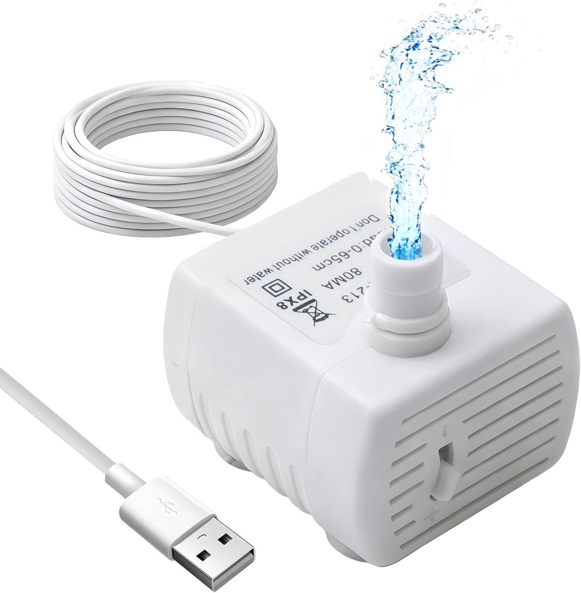 Reservepomp voor waterfonteinen, kat, mini-pompen, aquariumfilter