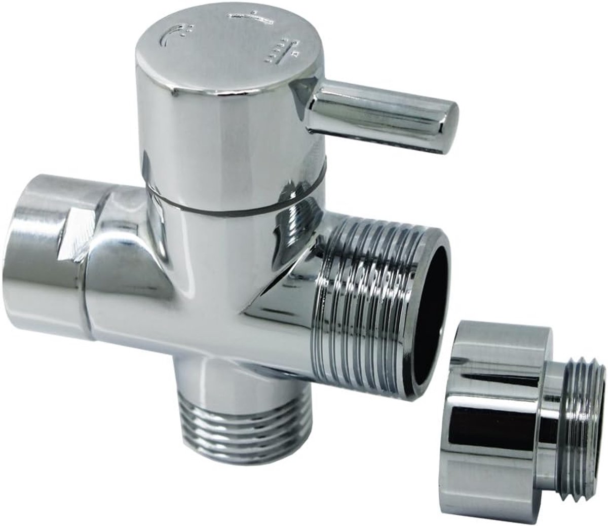 3-weg omschakelaar G 1/2 inch douche-omsteller, vervangdouchesysteem, messing, badkamer, douche-adapter