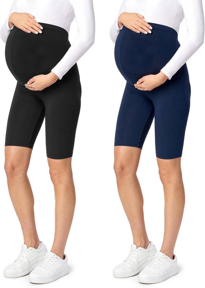 Mammy Vrouwen Zwangerschapskorte Legging 04