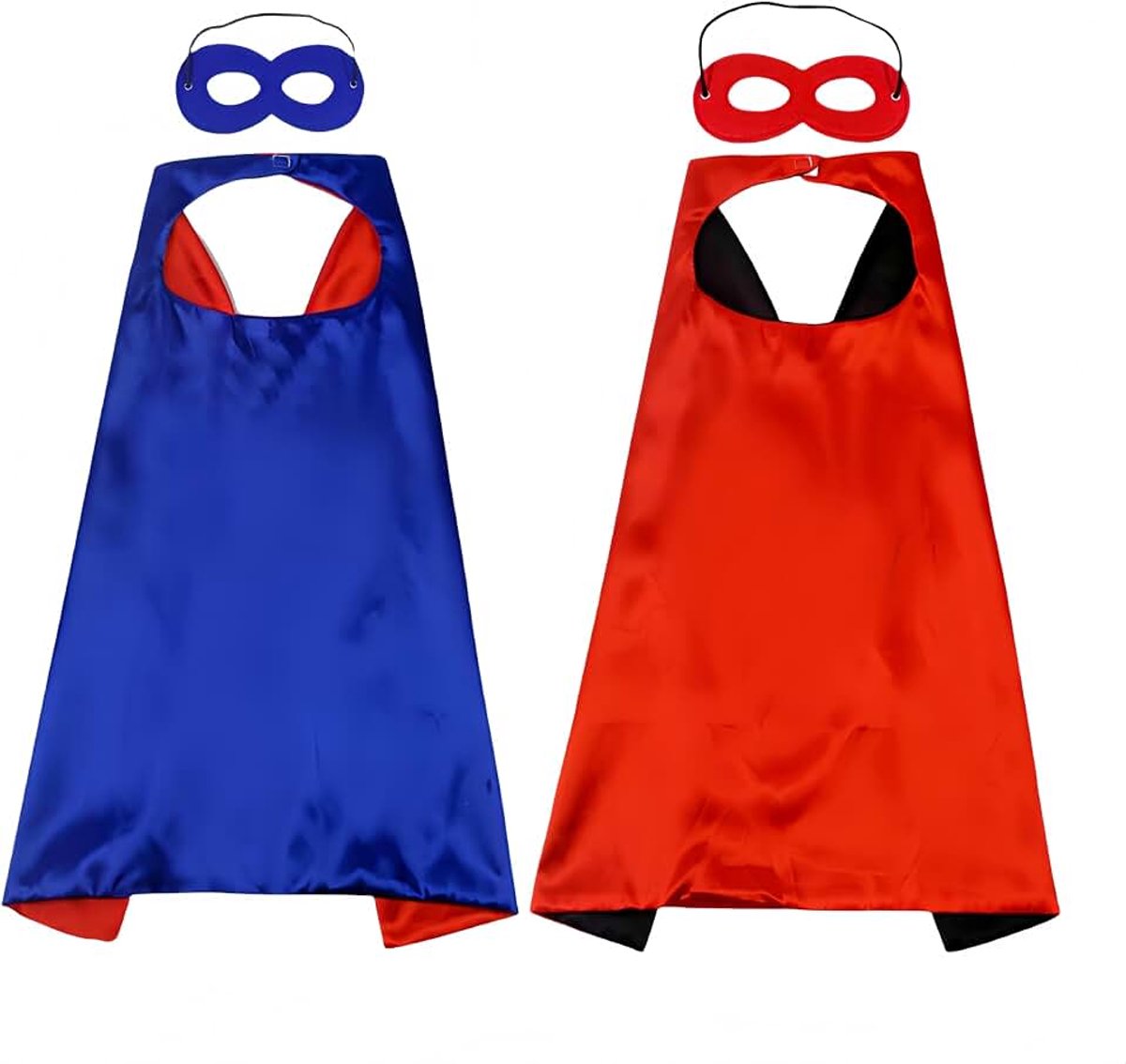 Proumhang Mantel Masker set Halloween Kerstmis Carnaval Kinderen Dag Verjaardag Partij Cosplay Performance Kostuum Mantel Superheld Capes voor Kinderen 1-9 jaar oud