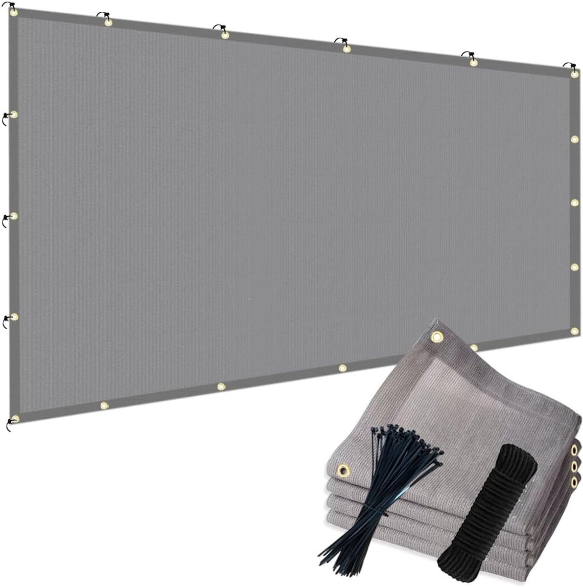 90% voor terras, tuin, pergola, patio, 2,4 x 3 m, grijs