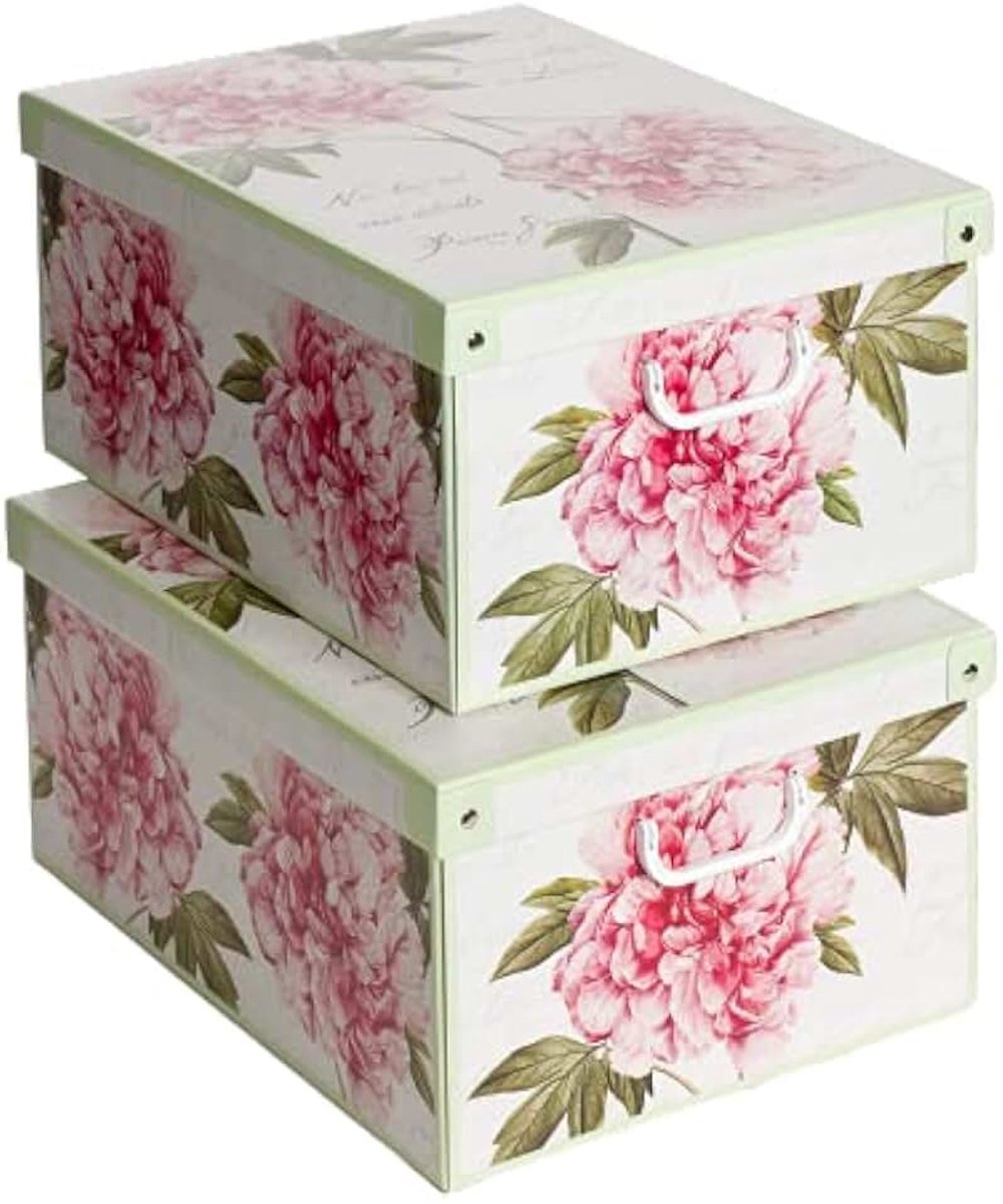 Kanguru Collection doos, karton, meerkleurig, 50 x 39 x 24 cm, 2 stuks