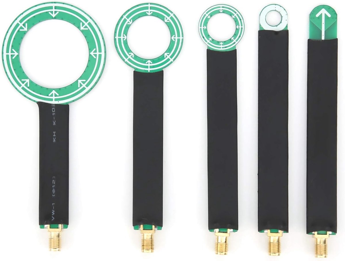 PCB EMI EMC magnetisch veld antenne - 5 stuks - nabijheidsprobe set - verbinding met spectrum analyzer