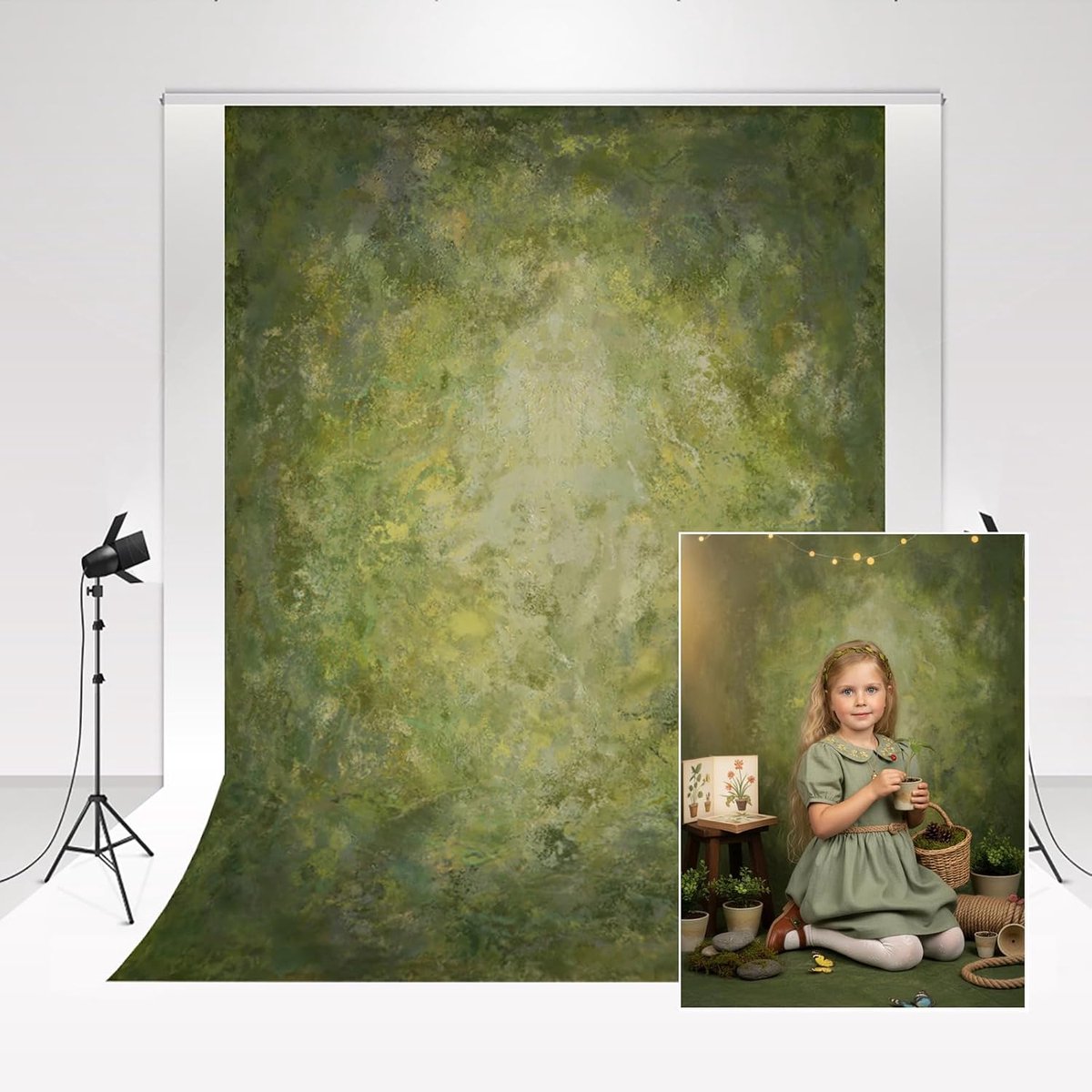Fotografie achtergronden 2 x 3 m vintage roestige decoratie achtergrond gradiënt groene verf abstracte foto achtergrond Aldult moederschap portret achtergrond fotostudio