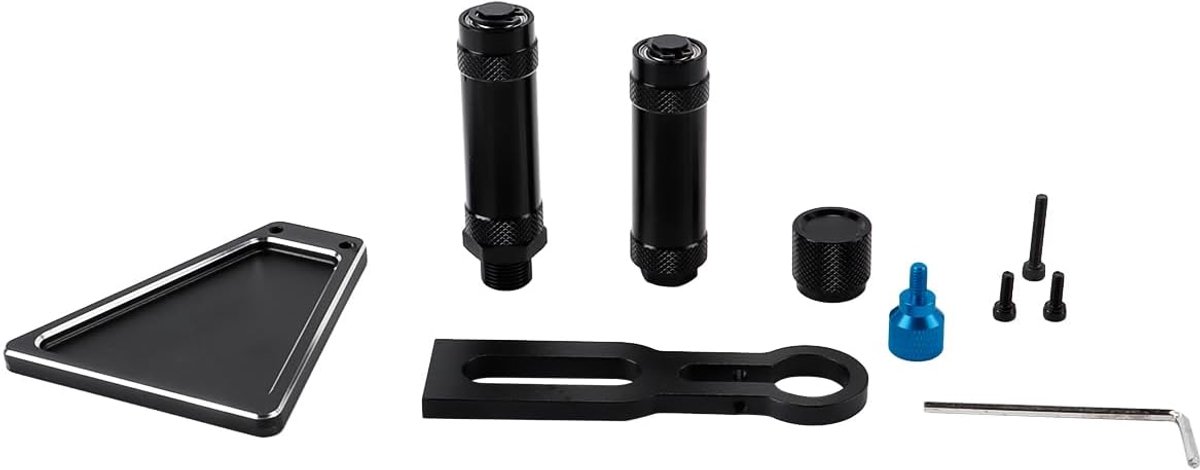 Model Bandenbalancer Aluminium Naafadapter 12mm 17mm Hex Montagebasis voor 1/8 Schaal Off Road Buggy Zwart