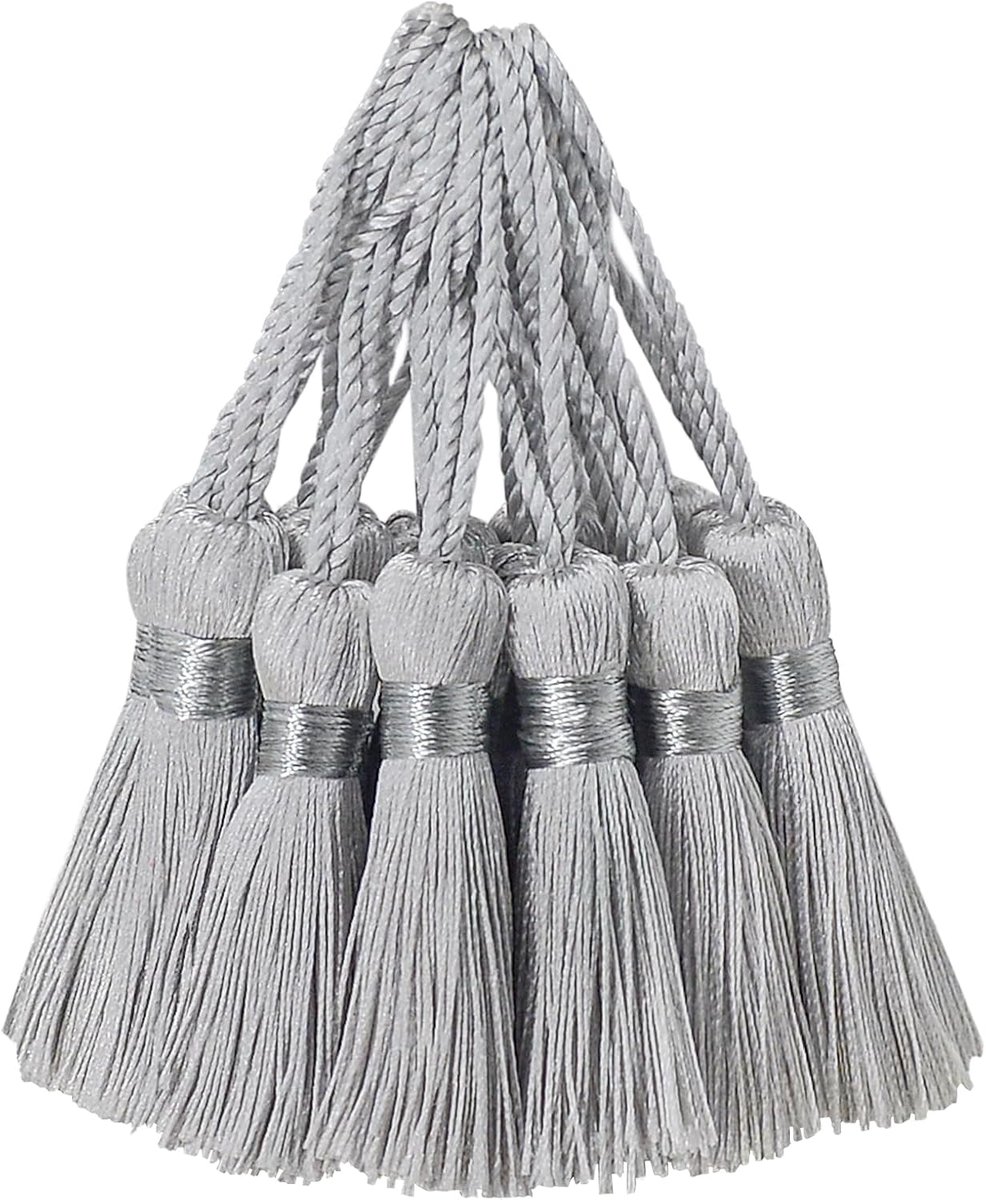 Kwastjes kleine zachte ambachtelijke hangers voor doe-het-zelf schattige hars bladwijzers, meisjes sieraden maken, sleutel, sleutelhanger, naaien, lint, kussen, gordijnrand