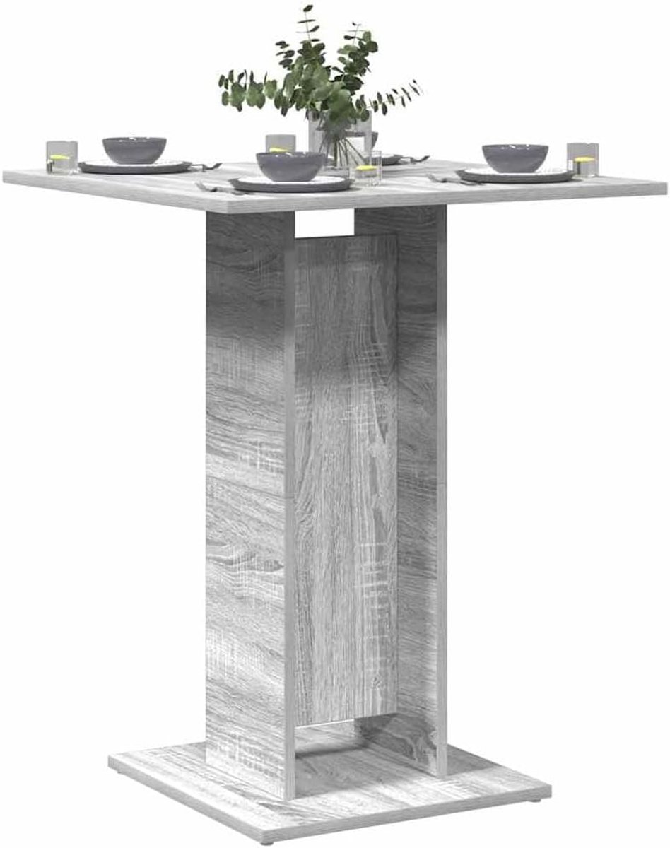 Grijs Sonoma tafel voor woonkamer eetkamer tafel voor keuken 60x60x75 cm hout