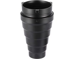 Professionele Metal Cone Spotlight Kit voor Studio Flitsers - Ideaal voor Product- en Portretfotografie, Inclusief Accessoires