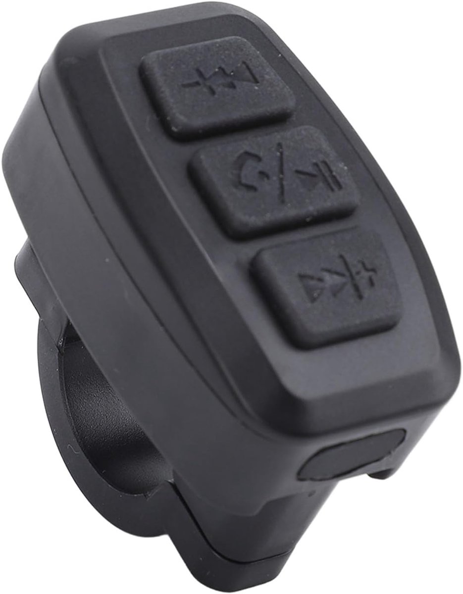 Bluetooth Mediaknop Afstandsbediening Auto Fiets Motor Stuurwiel Muziek Waterdicht Oplaadbaar Fietsen Telefoon Afstandsbediening voor IOS of Android met Houder