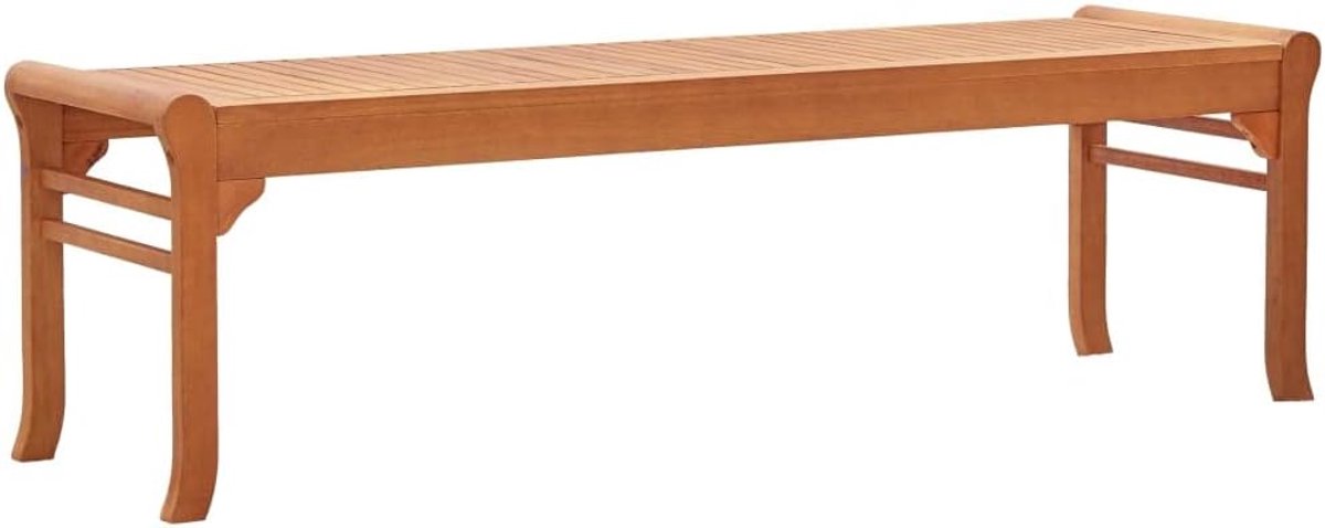 3-zits 150 cm massief eucalyptushout weerbestendig UV-bestendig tuinmeubel klassieke bank voor binnen en buiten eenvoudig monteren