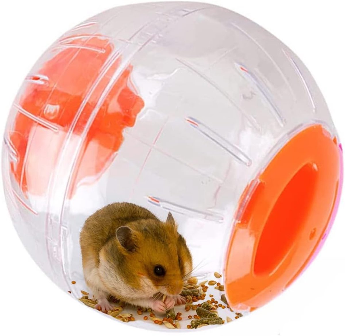 Hamsterbal kleine dieren, hardloopbal voor kleine dieren, hamsterspeelgoed, hardloopbal voor kleine dieren, mini-hardloopactiviteit, oefenbal voor kleine dieren, kooi-accessoires voor kleine