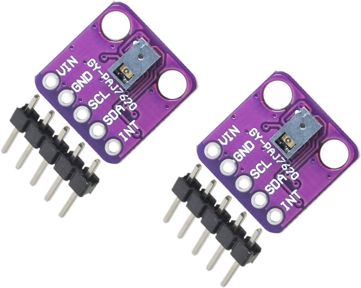 2pcs PAJ7620U2 Gesture Recognition Sensor Module Built-in 9 Gesture