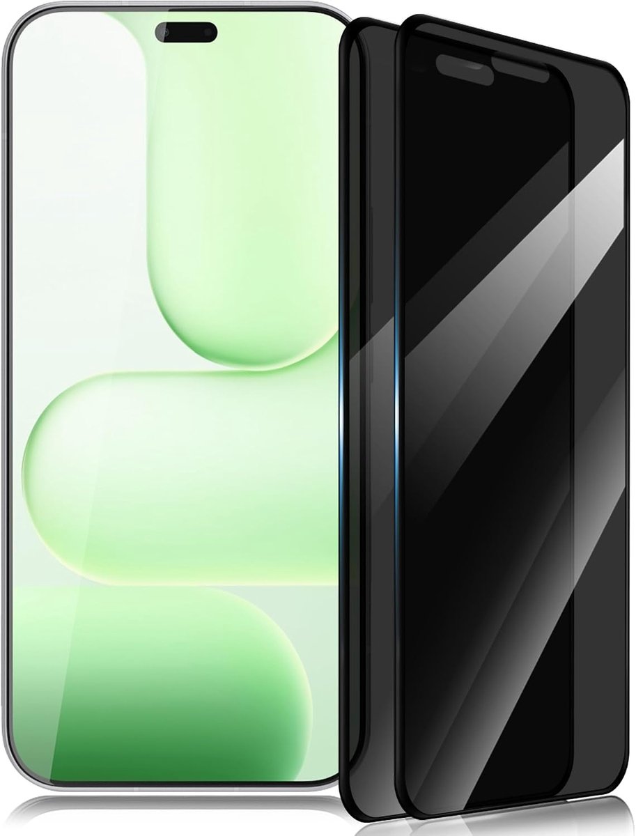 Gehard glas voor Honor 600 Lite 5G, privacy screenprotector van gehard glas 2 stuks, hardheid 9H, anti-spy glasfolie