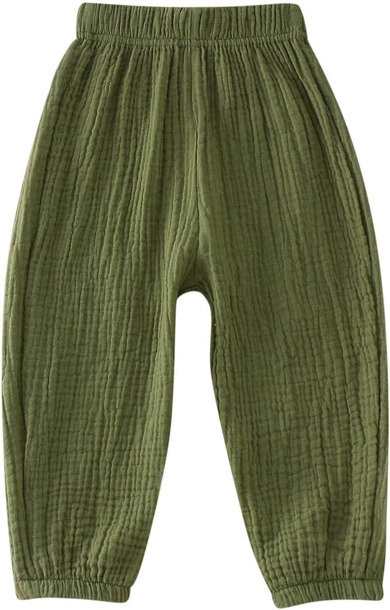 Zomerse katoenen broek voor baby's en kinderen