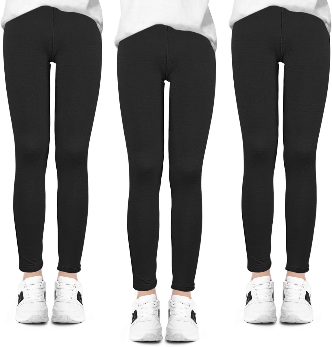 Leggings voor meisjes, voor sport en dagelijks gebruik, elastische broek voor meisjes, maat 104-158