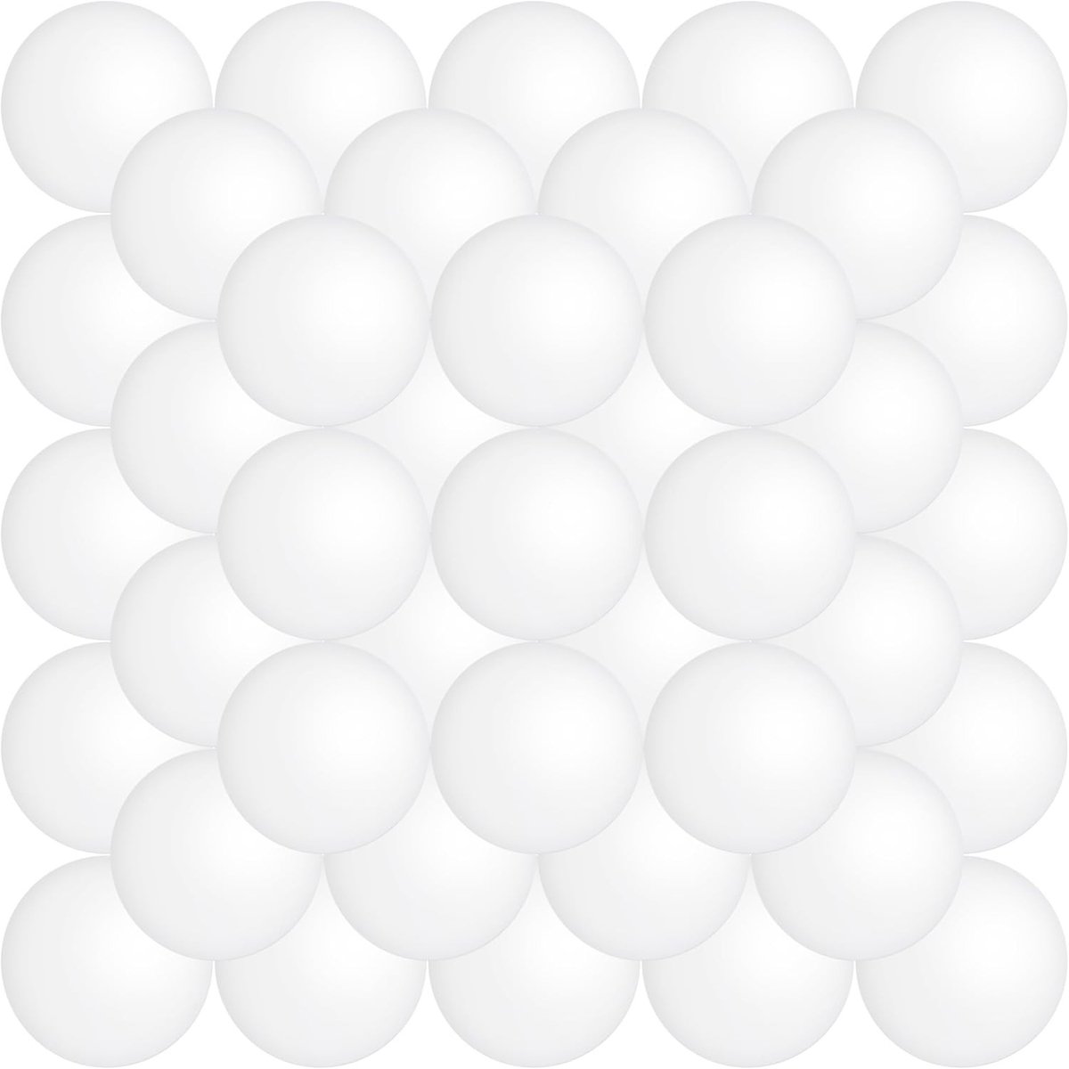 Witte pingpongballen voor beer pong, tafeltennis, feestspellen en knutselen - Set van 10 stuks