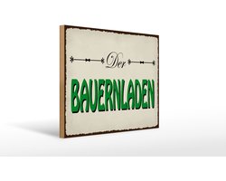 Holzschild Hinweis 40x30cm Bauernladen Hofladen Verkauf