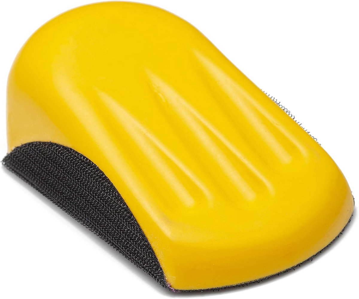 Polish 15902 Handschuurblok van schuim voor 150 mm klittenband-slijpschijven, 90 x 150 mm