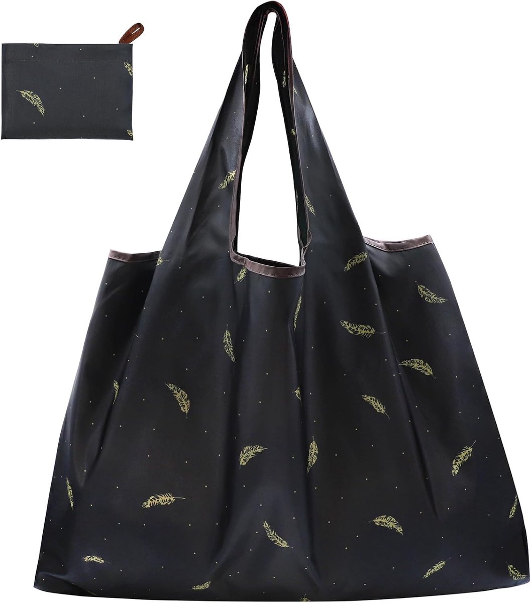Herbruikbare Boodschappentassen, Grote Shopper Bag Lichtgewicht Zak Wasbare Handtas, Draagbare Tas voor Dagelijks Gebruik Boodschappen Reizen, 53 x 66 cm