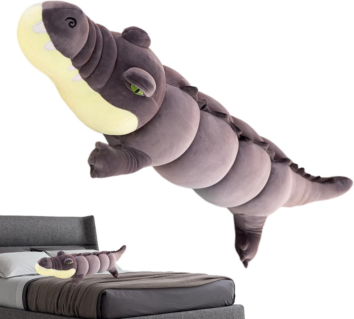 Pluche pop,Krokodil pluche pop Superzacht gigantisch kussenkussen
