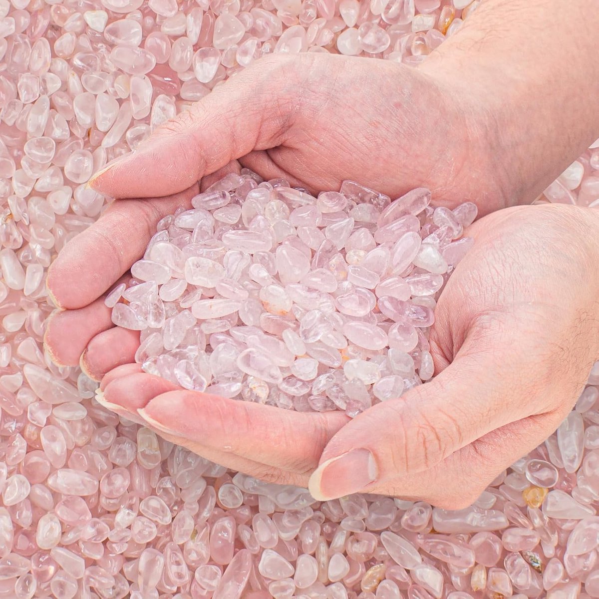 Grind Rotsen, Tumbled Chips Crushed Crystal Quartz Healing Stenen voor Tuin|Vase Filler|Vis Schildpad Tank Decoraties