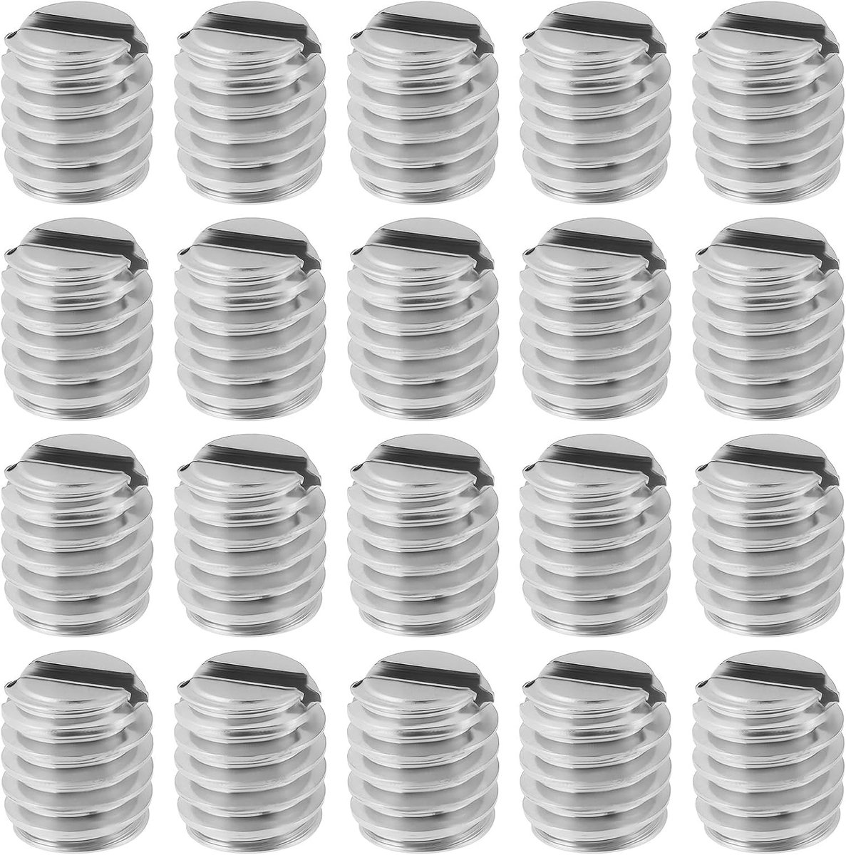 Dailygoods - 20x M3.5 x 4mm Gegalvaniseerde Schroeven voor Autoradio