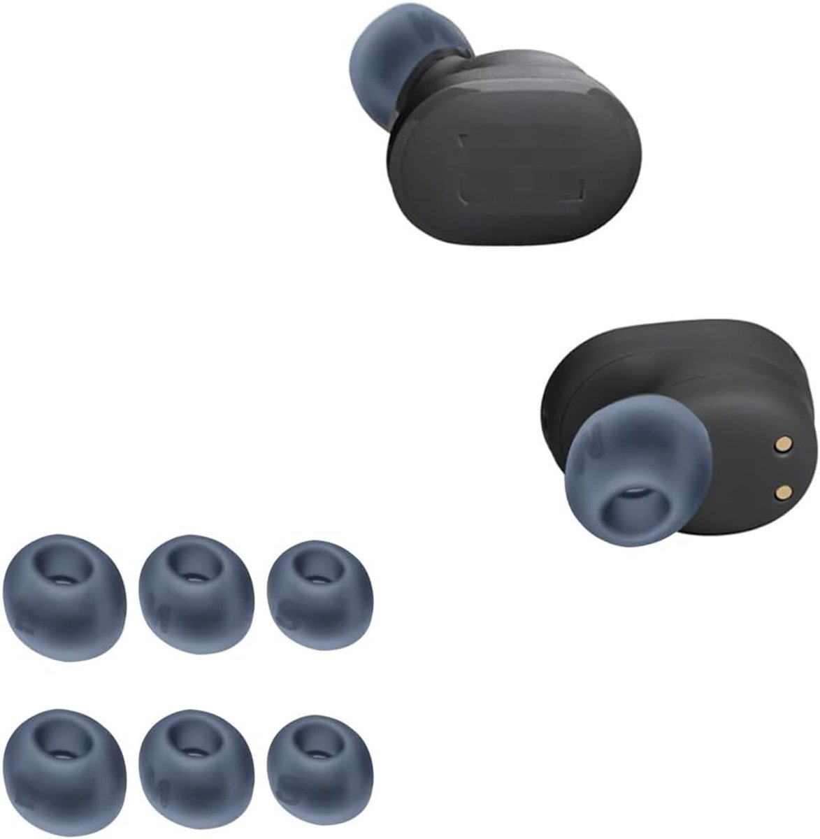 Dailygoods - Vervangende Siliconen Oordopjes voor In-Ear Hoofdtelefoons