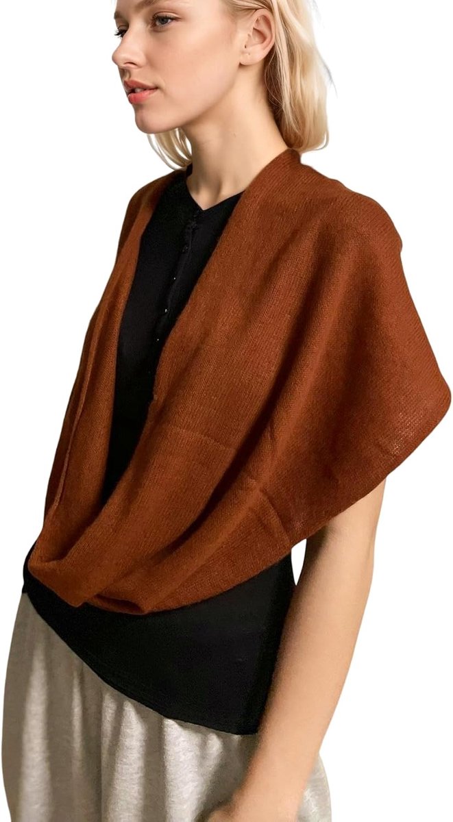 100% kasjmier wol unisex loop sjaal kasjmier ronde sjaal gebreide sjaal winter ronde halsdoek dames heren colsjaal