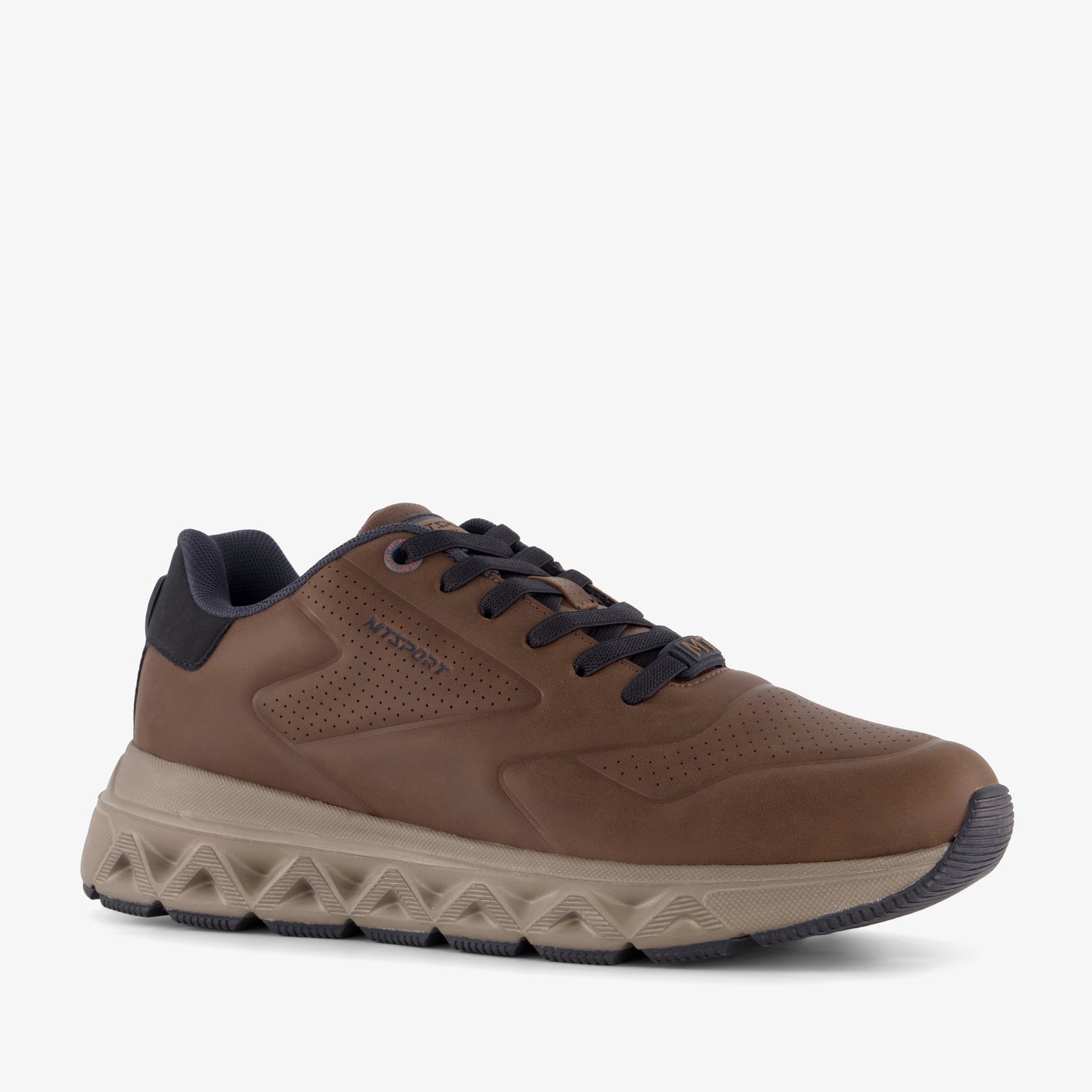 Marco Tozzi heren sneakers cognac - Maat 46 - Uitneembare zool