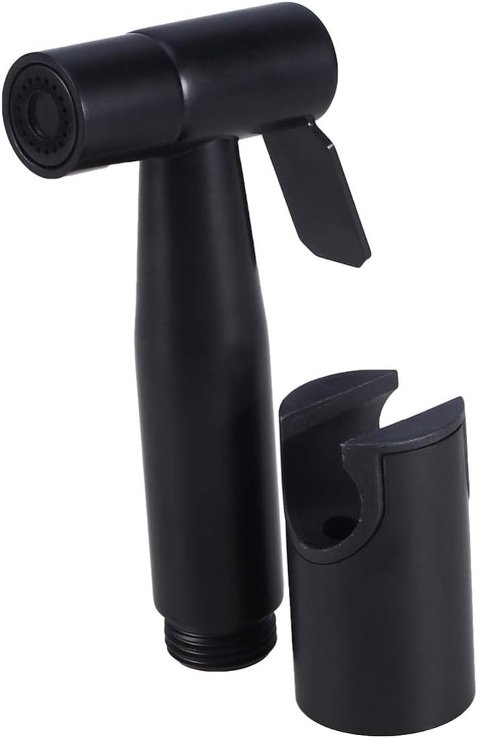 Handdouche voor WC en Bidet - RVS Douchespray met Houder voor Badkamer, Zwart Mat, Compact en Stijlvol