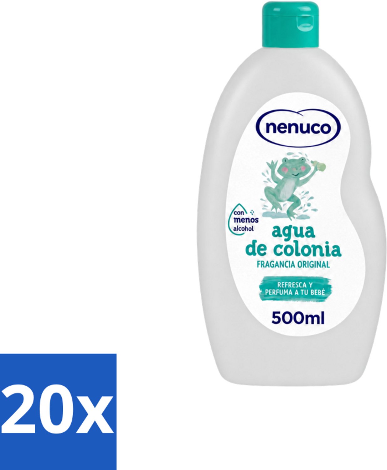 20 x Nenuco – Haarlotion – Agua de Colonia – 500 ml - Voordeelverpakking - 20 stuks