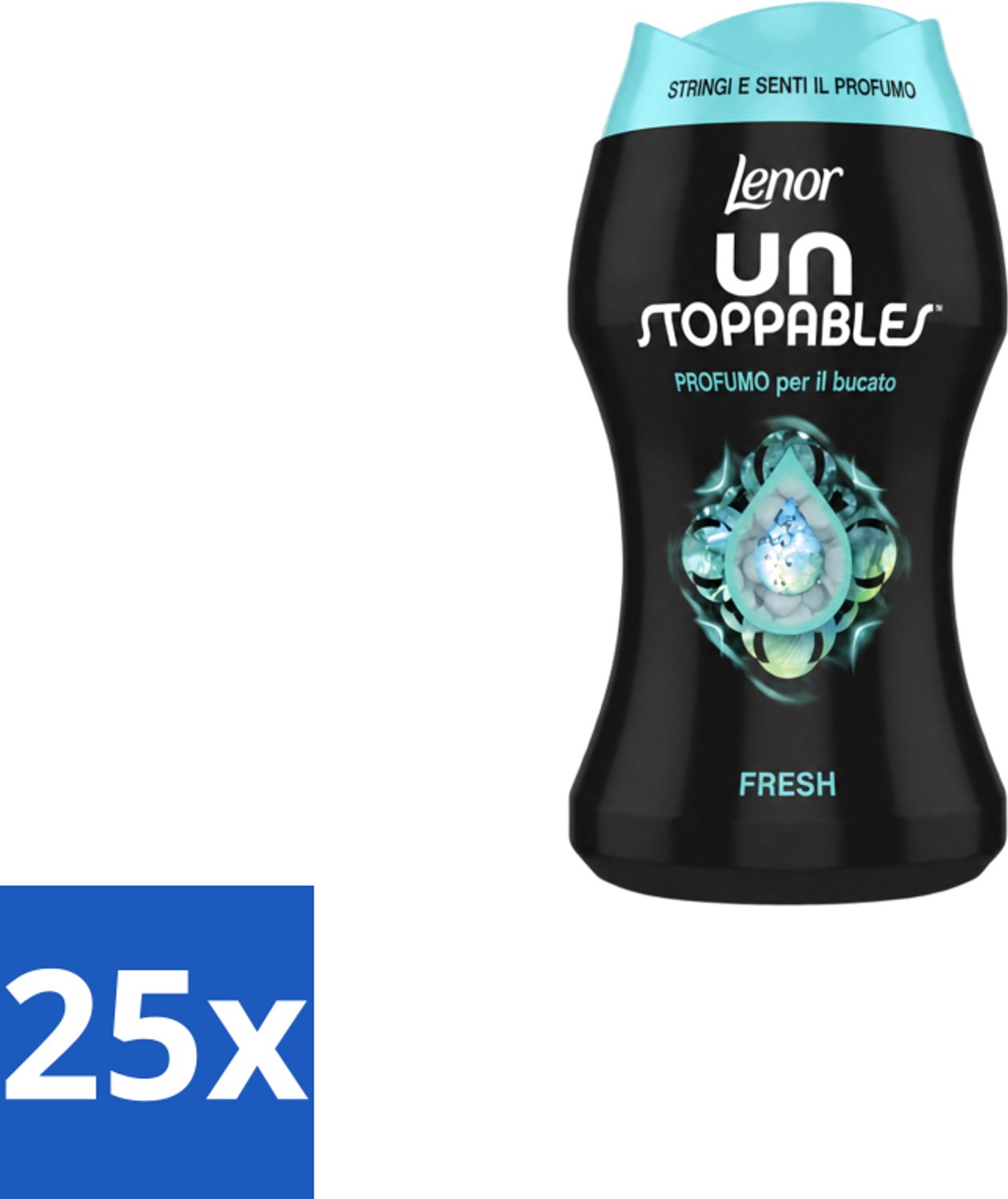 25 x Lenor Unstoppables – Geurbooster – Fresh - 10 Wasbeurten - 140 g - Voordeelverpakking - 25 stuks