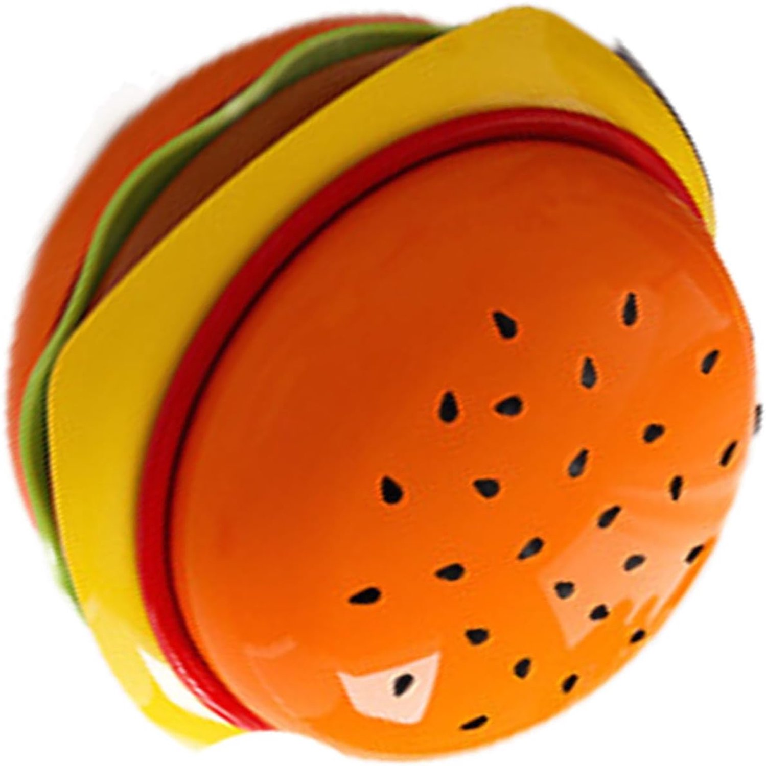 6-delige Stapelbare Burgerbordenset, Hamburgerservies Meerlaagse Schotelset, Kleine Dompelkommen, Sausschotelkom, Individua Kleine Aperitiefborden voor Kruidenbijgerechten BBQ (BLACK)