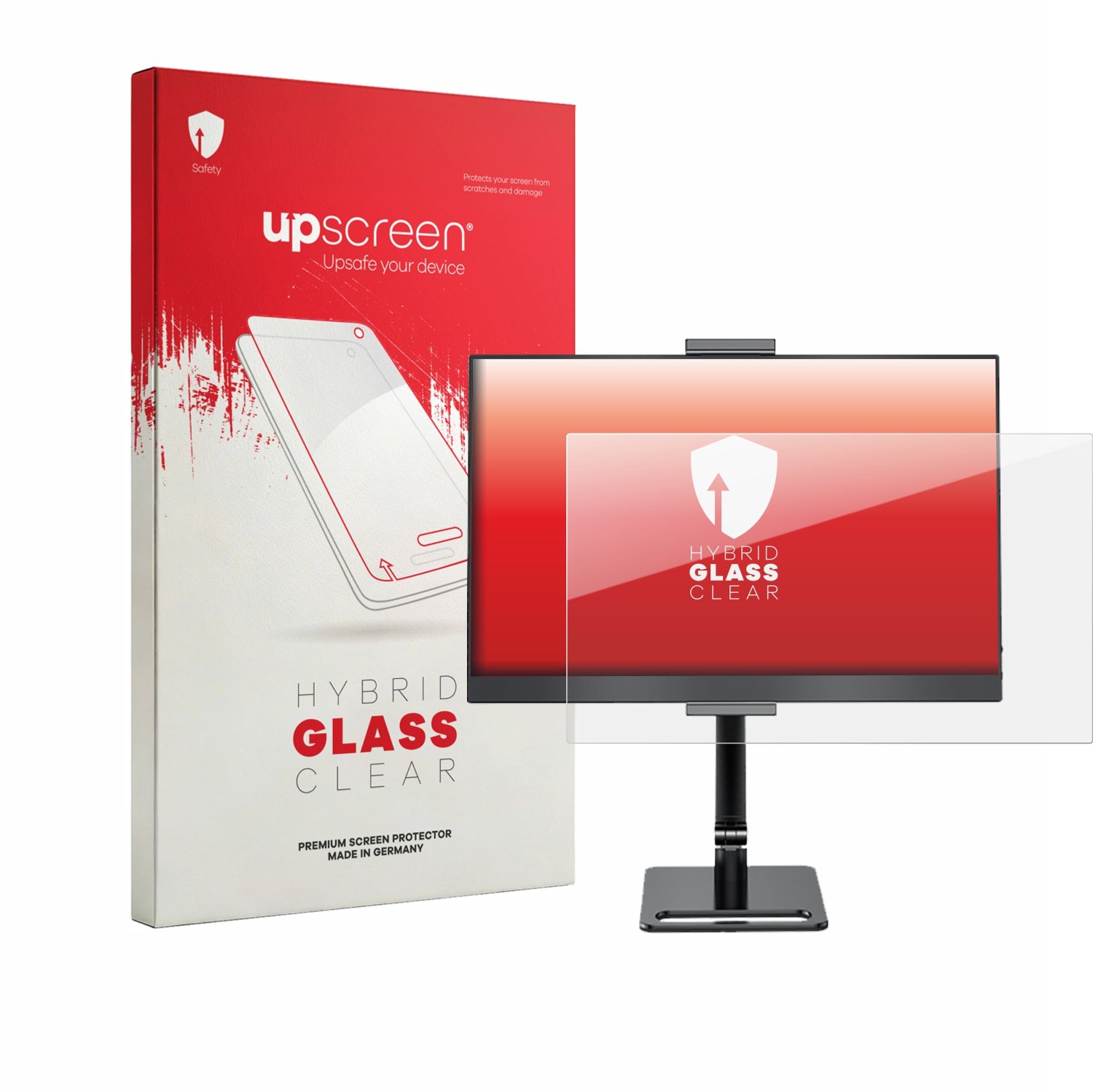 upscreen - Screenprotector voor MAGICRAVEN B0F2HM2B6F 15.6" 16:9 - Folie Beschermfolie Beschermglas transparant