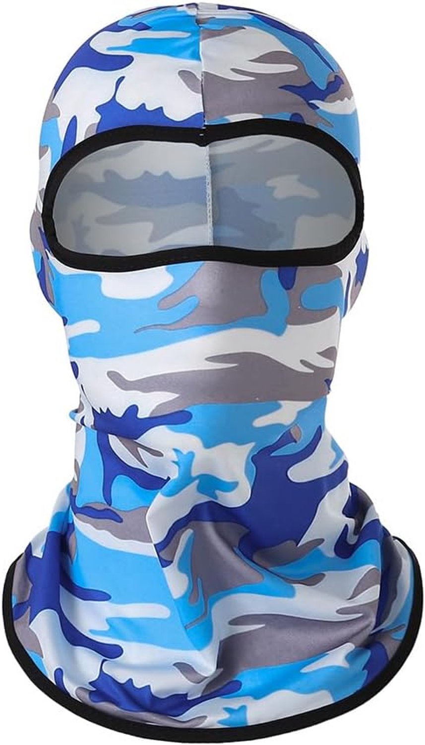Bivakmuts, camouflage, balaclava, warme gezichtskap, zonnemasker, ademend, volgelaatsmasker, winddicht, stormmasker, camouflage, effen, python, geruit, 40 x 25 cm
