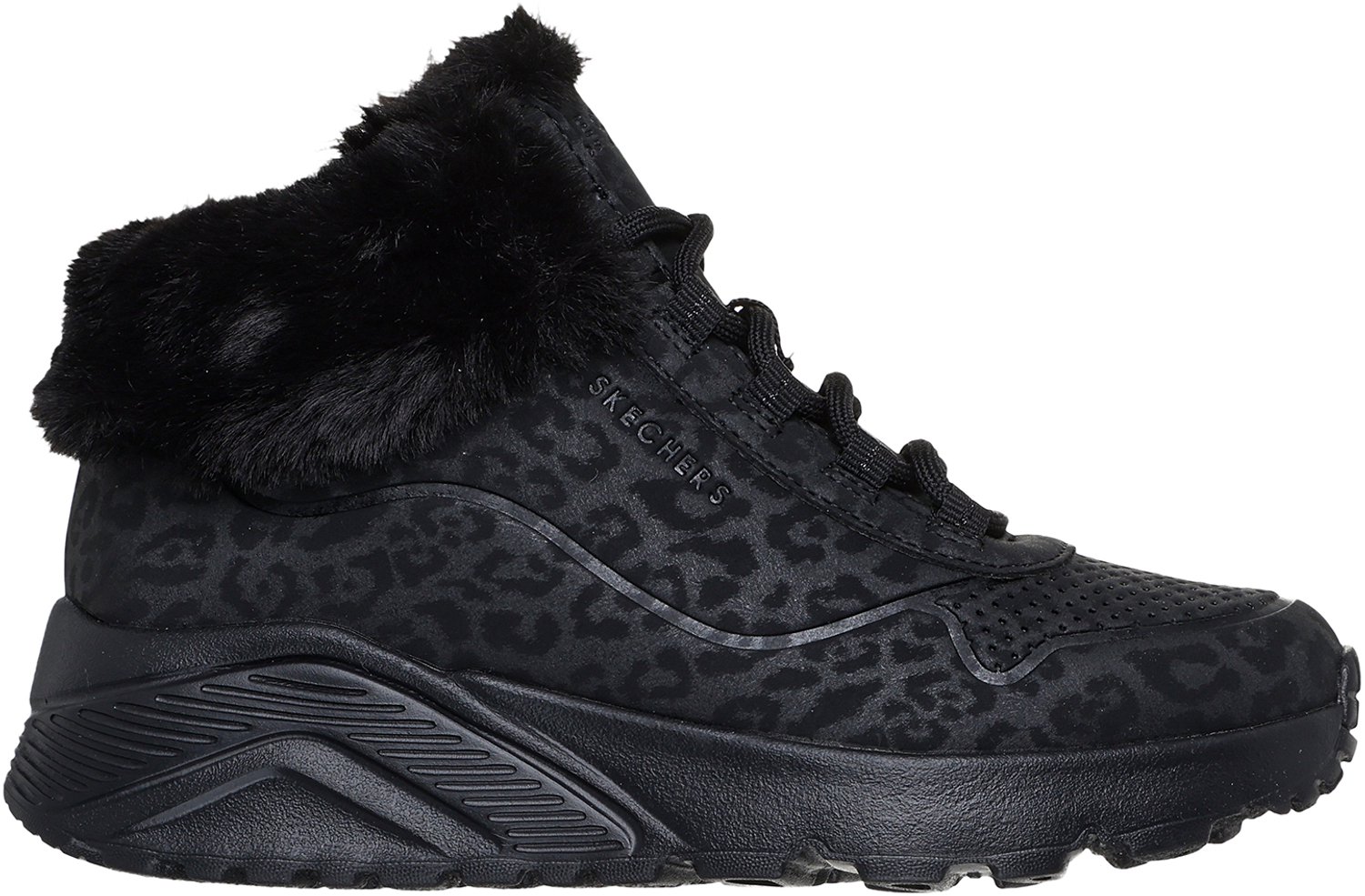 Skechers Meisjes UNO LITE Winterlaarzen Veterboots Air Cooled Memory Foam