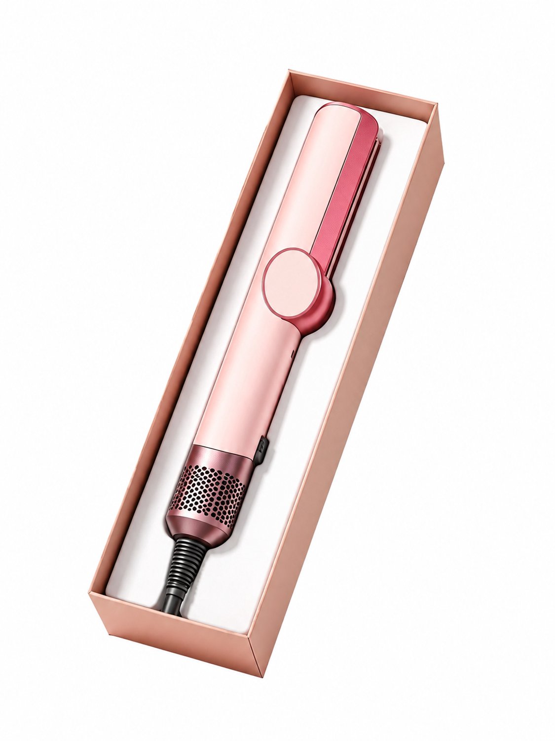 Veya Roze 2 in 1 Stijltang - Stijltangen - Airstyler - Drogen en stijlen in één beweging - Voor glad haar - 1300W - 80 - 140 °C