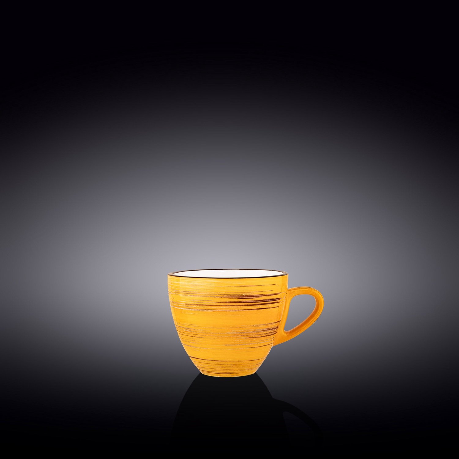 Wilmax England Espressokopje 110 ml Geel Porselein WL-669434/A