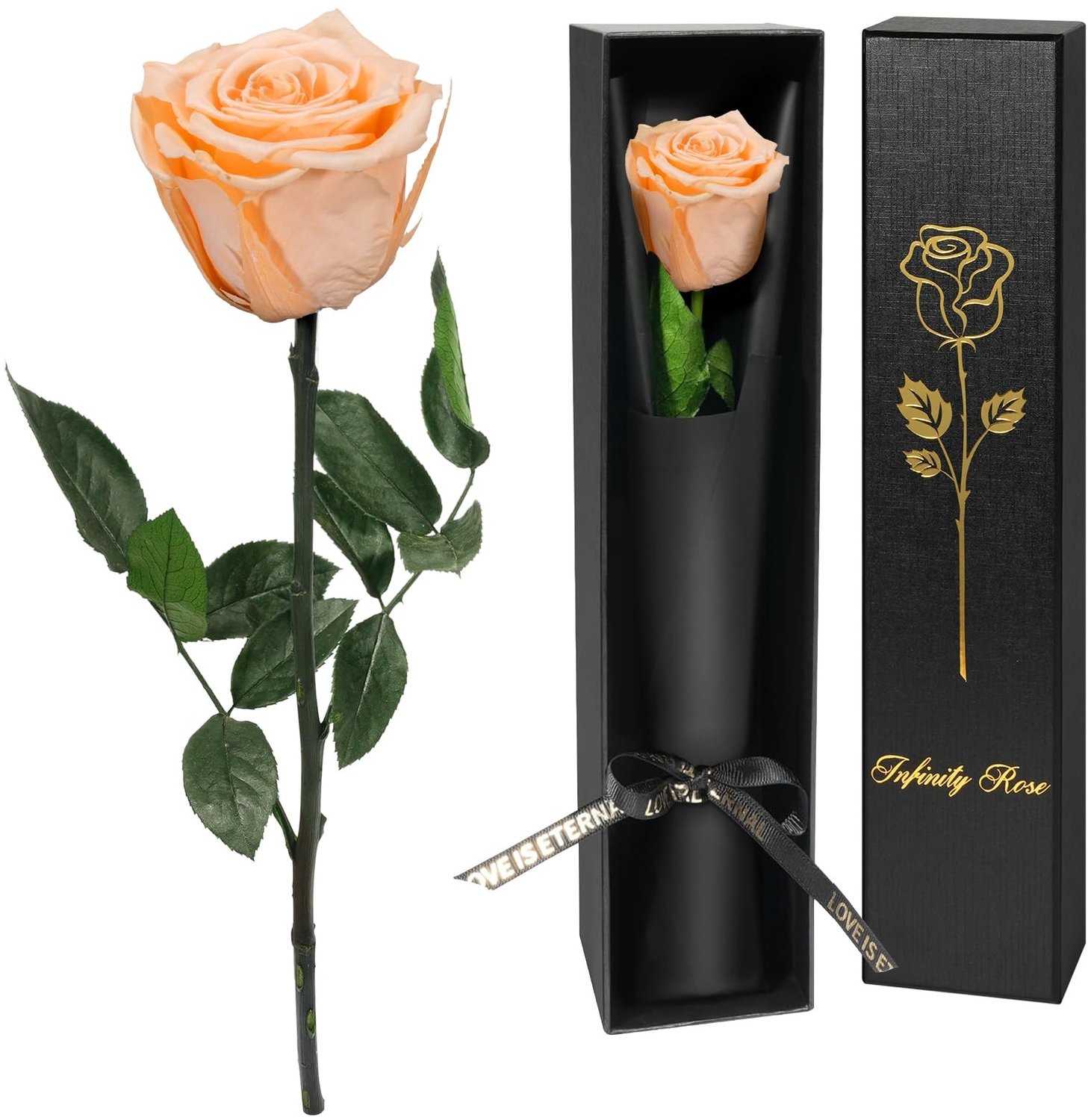 Eeuwige Roos Hoogwaardige Echte Roos - Infinity Roos - Cadeau voor Moederdag - Geconserveerde Bloemen - Geschenkdoos - Handgemaakt