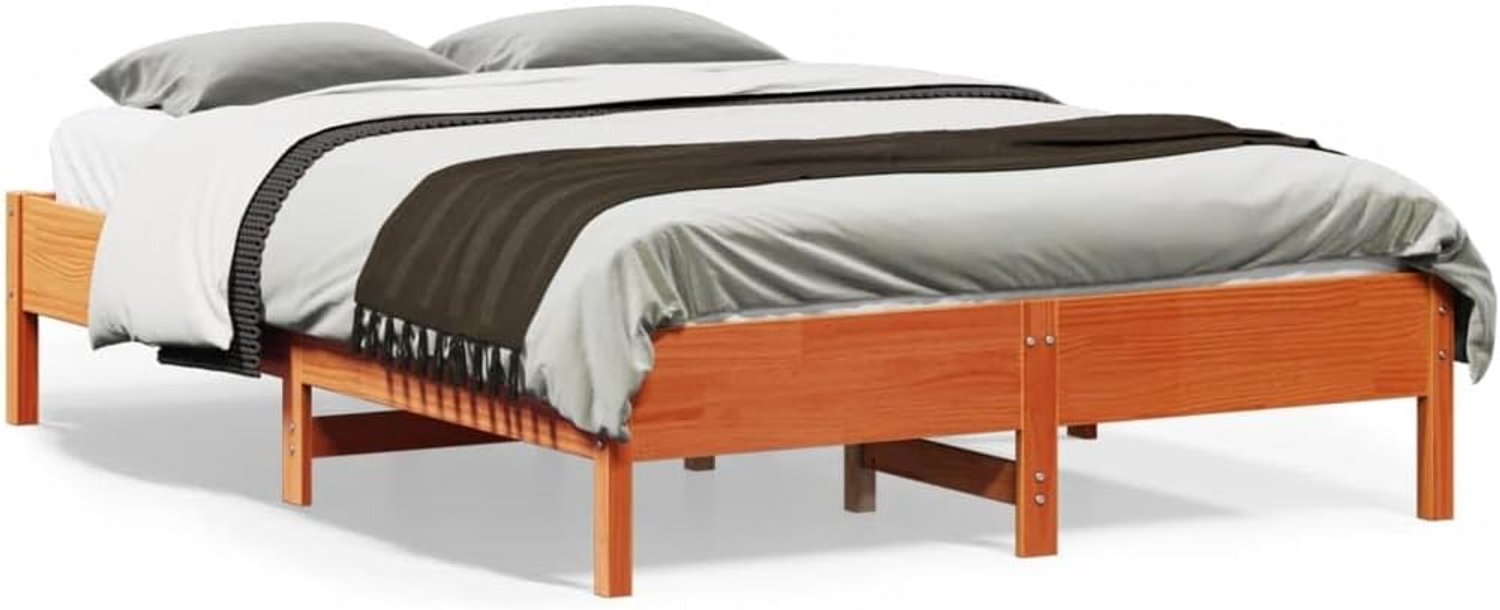 Grenenhouten multiplex lattenbodem bruin 135x190 cm