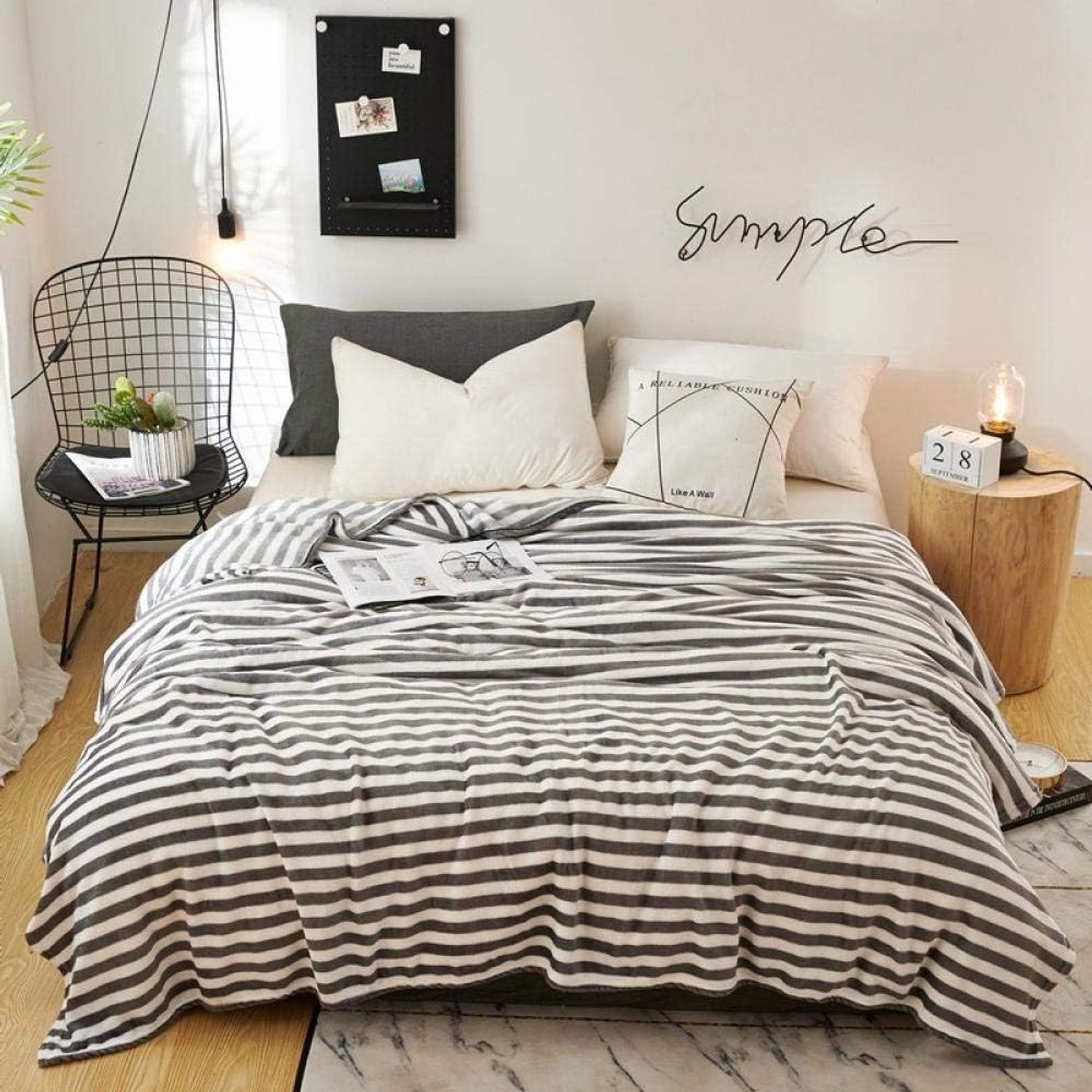 Deken - Hoog ademend vermogen - Premium zware dekens - Rustig slapen voor volwassenen en kinderen, duurzame dekbedden en hoogwaardige constructie -24_200x230cm